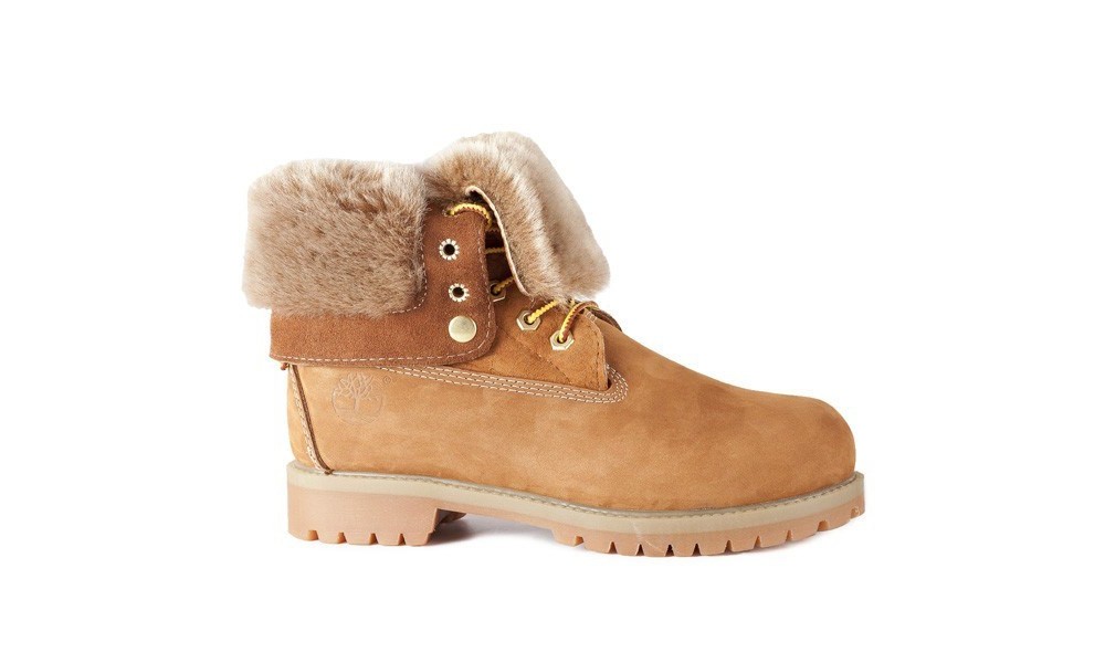 Timberland Teddy Albina желтые зимние с мехом